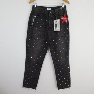 Simple Society Rhinestone Jeans Juniors Size 9
